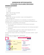 Biomedische wetenschappen: cytologie: cellulaire processen