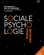 Samenvatting Sociale psychologie, toegepaste psychologie eerste jaar