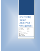 Eindverslag Project Riolering