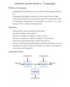 Algorithms & Data Structures - Cryptography