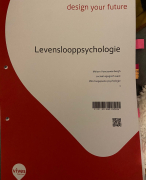 samenvatting levensloop 1ste jaar toegepaste psychologie 