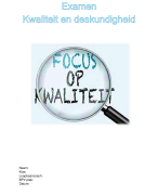 VIG/MZ Bewijsstuk in 1 document van Kwaliteit en deskundigheid