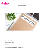 Instapportfolio SLB, pabo leerjaar 1