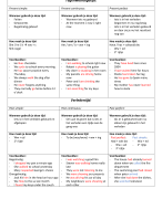 Engels gramatica past tenses en present tenses