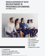 NCOI geslaagde module Recruitment en Personeelsplanning - okt 2022 - Cijfer 8.5 met feedback - Nieuwe lay-out eisen