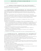 bedrijfseconomie in balans (samenvatting voor eindexamen)