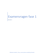 Examenvragen Logopedie en audiologie fase 1 - semester 1 