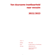 HRM - Duurzaamheid (duurzame inzetbaarheid) 