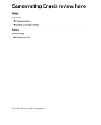 Samenvatting Engels review, havo