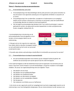 Samenvatting leerboek HRM