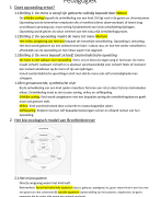 Samenvatting pedagogiek kdg