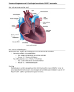  Invulsamenvatting compleet anatomie & fysiologie lesweek 1 hart en geleiding OWE 2