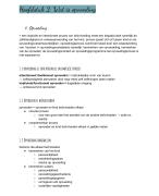 Volledige samenvatting pedagogiek HoGent : met schema's en doelstellingen 