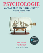 Psychologie van arbeid en organisatie mens en hun werk [LOI]