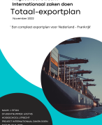 Nieuw exportplan Nederland - Frankrijk 2022 - super compleet met veel theorie - Geslaagd 7,8