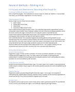 TOE: Samenvatting Research Methods (correlationeel)