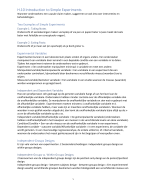 TOE: Samenvatting Research Methods (experimenteel)