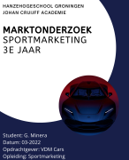 Alle collegeaantekeningen 1e jaar sportmarketing 2022/2023 - Johan Cruyff Hanze - Commerciële Economie - o.b.v. Sportmarketing' Colijn & Kok
