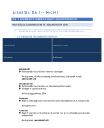 Samenvatting Administratief recht (17/20)