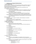 Samenvatting Marktonderzoek