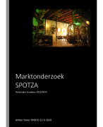 Marktonderzoek koffiebar/conceptstore met hoogste cijfer van leerjaar