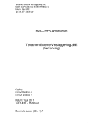 Tenamen EXV jul 2011 met uitw Externe verslaggeveing , jaarverslaggeving