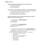 Samenvatting arbeidsrecht