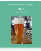 Proefexamens sociale hygiene