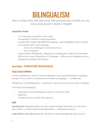 samenvatting OPO bilingualism