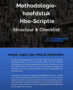 Methodologie hoofdstuk Scriptie Structuur & Checklist | Onderzoeksontwerp | Onderzoeksopzet | Onderzoeksmethoden | Plan van aanpak | Hbo