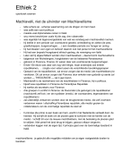 Ethiek 2 samenvatting + ruime analyse Machiavelli en Spinoza teksten, Peter de Graeve, LUCA school of arts