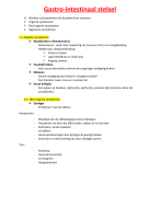 Gastro- intestinaal stelsel