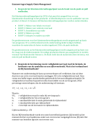 Examenvragen Suppy Chain Management
