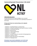 Samenvatting Fitnesstrainer A boek (NL Actief) / 2026