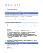 Samenvatting erfbelasting (registratiebelasting staat ook op mijn account)