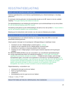 Samenvatting registratiebelasting (erfbelasting staat ook op mijn account)