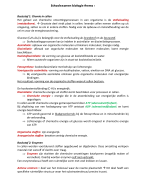 Samenvatting biologie thema 1 stofwisseling in de cel havo 5