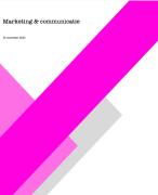 Marketingcommunicatie HBO module opdracht | 7.5