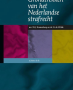 Uitgebreide samenvatting van 'Grondtrekken van het Nederlandse strafrecht' H9 tm 16