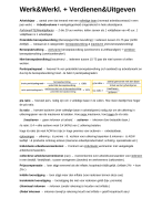 Werk & Werkloosheid + Verdienen & Uitgeven; samenvatting, havo economie