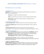 Samenvatting Kijk op Bedrijfsprocessen 2e druk Mittelmeijer, Van Stratum
