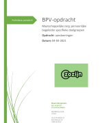 BPV-opdracht aandoening - IBO