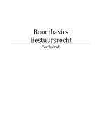 Bestuursrecht Boombasics