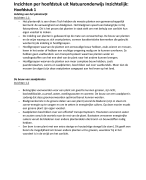 Natuur Onderwijs Inzichtelijk, de inzichten, basiskennistoets