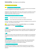 Samenvattingen Grondslagen van de Marketing Hoofdstuk 4 t/m 6