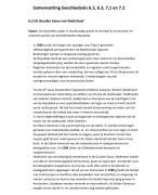 Samenvatting: Geschiedeniswerkplaats Historisch Overzicht paragraaf  62, 63, 71 en 72