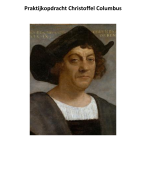 De ontdekkingsreiziger Cristoffel Columbus