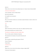 ART3477CBE Module 01 Diagnostic Assessment latest 2023