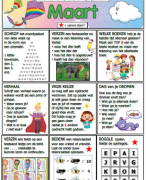 Keuzeopdrachten voor groep 4-5-6-7-8 - maart - serie 2