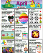 Keuzeopdrachten voor groep 4-5-6-7-8 - april - serie 2